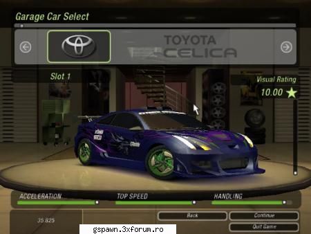 Cu ce va laudatzi in NFS U2 - Toyota Celica, super mashina - Masini